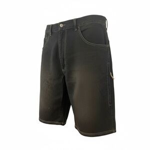 Classic Black Jean Shorts for Men